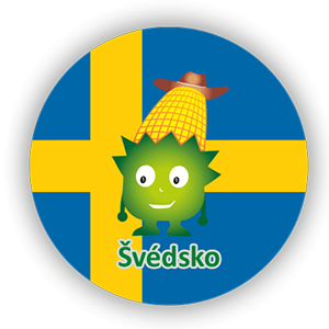 Odznak za návštěvu kukuřičného bludiště Opava - Labyrint Švédsko