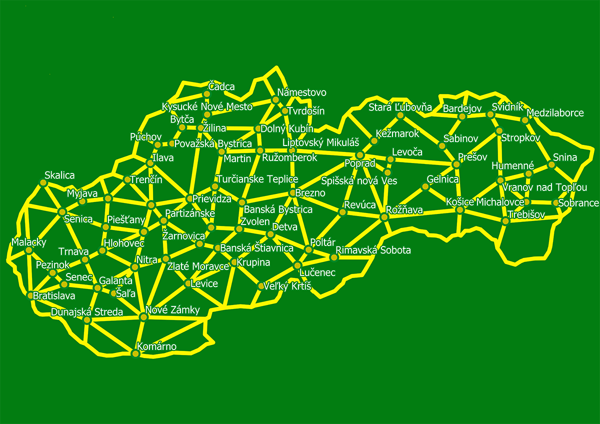 Plán kukuřičného bludiště Krhov - Labyrint Slovensko