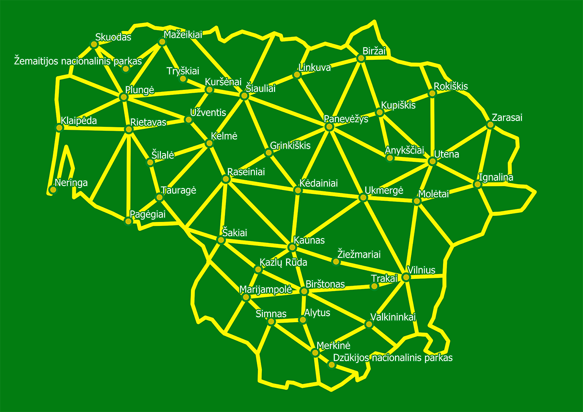 Plán kukuřičného bludiště Strakonice - Labyrint Litva